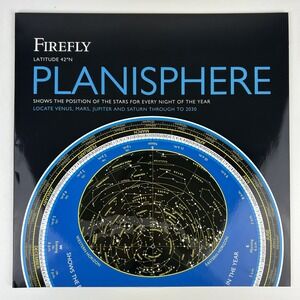Firefly Planisphere Star Finder 42°N USA Canada Astronomy Chart